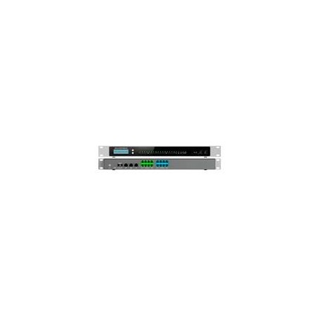 CONMUTADOR IP GRANDSTREAM UCM6308A/ SERIE AUDIO 8FXO8FXS 1500 EXTENSIONES SIP 200 LLAMADAS SIMULTANEAS 3 PUERTOS GIGABIT MONTA