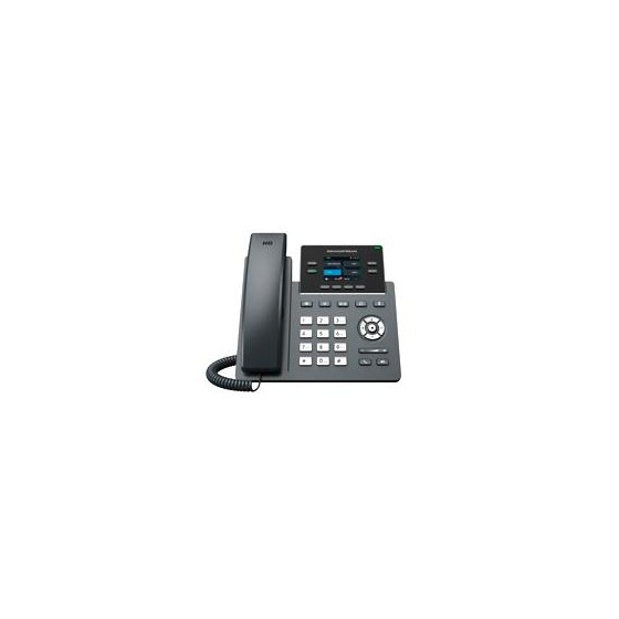 TELEFONO IP GRANDSTREAM GRP2612/ 2 CUENTAS SIP 4 LINEASPANTALLA A COLOR 2 PUERTOS 10/100/100 16 TECLAS BLF INCLUYE ELIMINADOR 