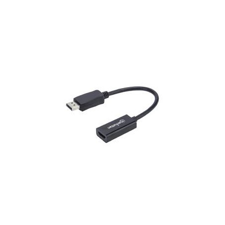 ADAPTADOR DISPLAYPORT,MANHATTAN,151634, M A HDMI H, CABLE 15CM 1080P