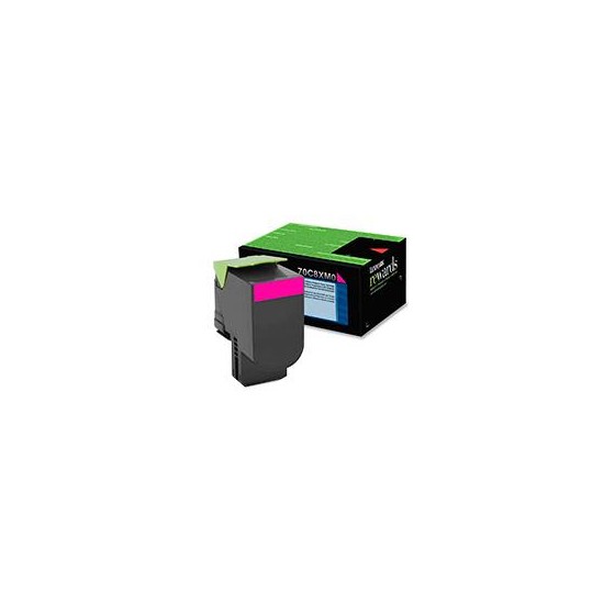 TONER LASER LEXMARK / COLOR MAGENTA / EXTRA ALTO RENDIMIENTO / 70C8XM0 / HASTA 4,000 PAGINAS / 5% DE COBERTURA / P/MODELOS: CS