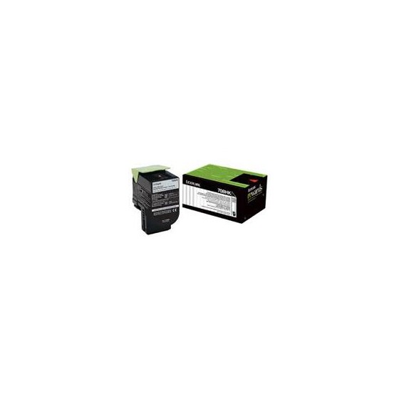 TONER LASER LEXMARK 70C8HK0 NEGRO, ALTO RENDIMIENTO HASTA 4,000 PAGINAS, PARA MODELOS: CS310DN, CS510DE