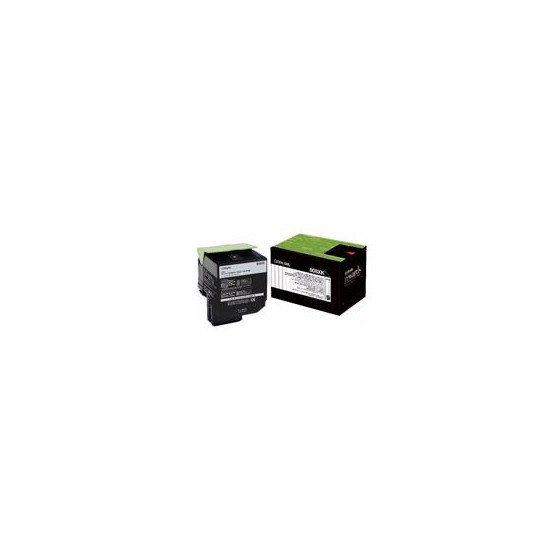 TONER LASER LEXMARK 80C8HK0 NEGRO,ALTO RENDIMIENTO 4000 PAGINAS, PARA CX410DE CX510DE