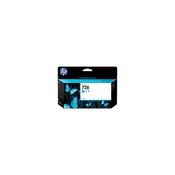 CARTUCHO DE TINTA HP DESIGNJET 728 CYAN, 130 ML, (F9J67A)