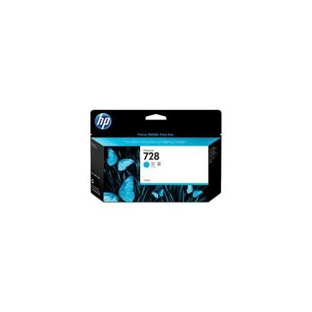 CARTUCHO DE TINTA HP DESIGNJET 728 CYAN, 130 ML, (F9J67A)