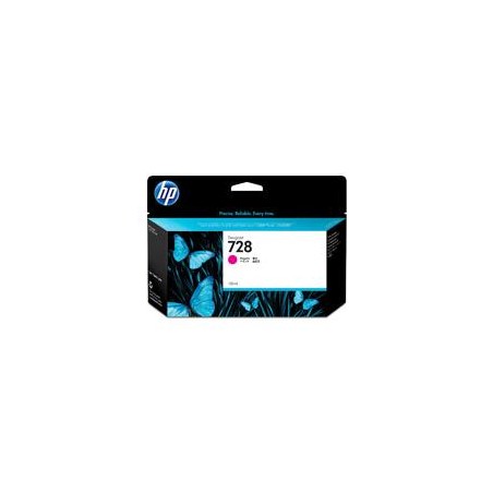 CARTUCHO DE TINTA HP DESIGNJET 728 MAGENTA, 130 ML, (F9J66A)