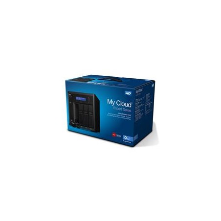 NAS WD MY CLOUD EX4100 0TB/SIN DISCOS/4BAHIAS HOTSWAP/1.6GHZ/2GB/2ETHERNET/3USB3.0/RAID 0-1-5-10