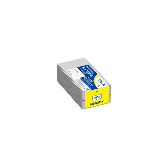 CARTUCHO EPSON MODELO SJIC22P AMARILLO, PARA TM-C3500