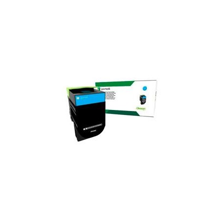 TONER LASER LEXMARK COLOR CIAN, RENDIMIENTO ESTANDAR, NP 71B40C0, HASTA 23000 PAGINAS, MODELOSCS317DN CS417DN CX317DN CX417DN