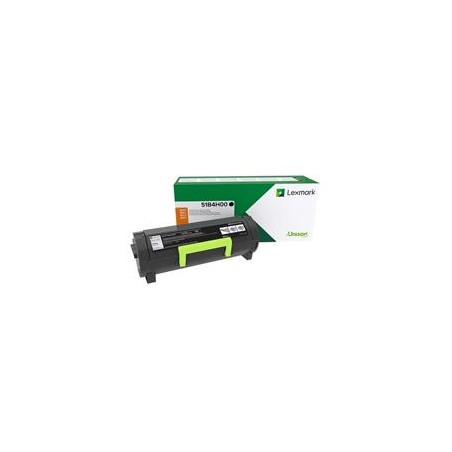 TONER LASER LEXMARK COLOR NEGRO ALTO RENDIMIENTO, NP 51B4H00, HASTA 8500 PAGINAS, MODELOS MX417DE,MX517DE,MS417DN,MS517DN