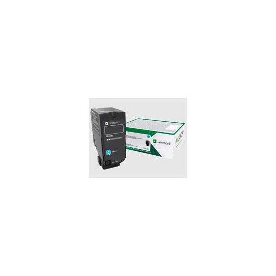 TONER LASER LEXMARK COLOR CYAN RENDIMIENTO ESTANDAR, NP 74C4SC0, HASTA 7000 PAGINAS, MODELOS: CS720DE, CX725DHE, CS725DE