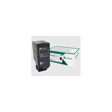 TONER LASER LEXMARK COLOR CYAN RENDIMIENTO ESTANDAR, NP 74C4SC0, HASTA 7000 PAGINAS, MODELOS: CS720DE, CX725DHE, CS725DE