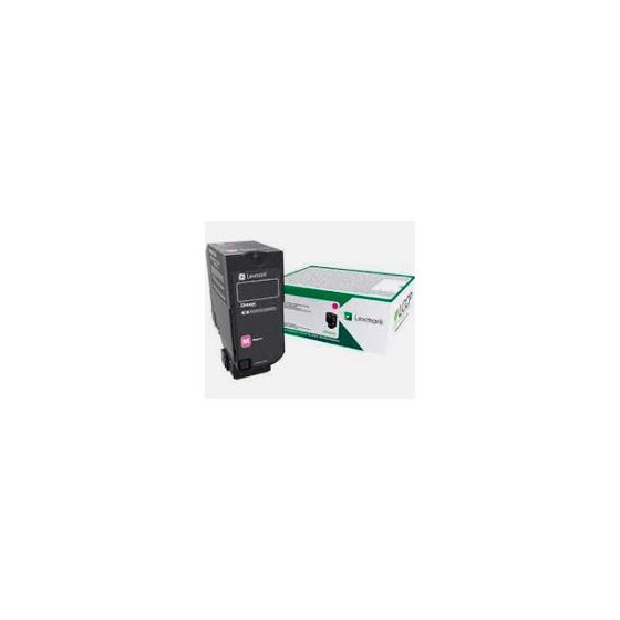 TONER LASER LEXMARK COLOR MAGENTA RENDIMIENTO ESTANDAR, NP 74C4SM0, HASTA 7000 PAGINAS, MODELOS CX725DHE, CS725DE, CS720DE