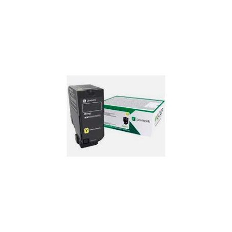 TONER LASER LEXMARK COLOR AMARILLO RENDIMIENTO ESTANDAR, NP 74C4SY0, HASTA 7000 PAGINAS, MODELOS CX725DHE, CS725DE, CS720DE