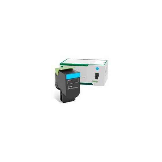 TONER LASER LEXMARK COLOR CIAN RENDIMIENTO ESTANDAR, NP 78C40C0, HASTA 1400 PAGINAS, MODELOS CX622ADE, CS421DN, CS521DN, CX625
