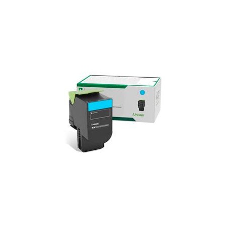 TONER LASER LEXMARK / COLOR CIAN / RENDIMIENTO ESTANDAR / 78C40C0 / HASTA 1,400 PAGINAS / 5 DE COBERTURA / P/MODELOS CX622ADE,