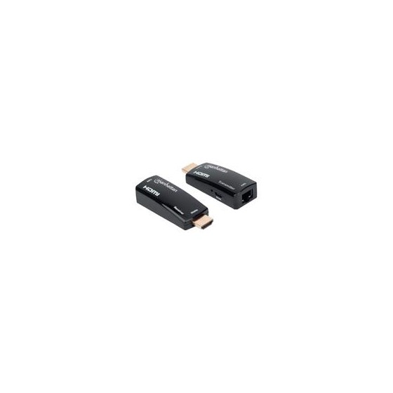 EXTENSOR VIDEO,MANHATTAN,207539, HDMI, 60M VIA CAT 5/6, COMPACTO