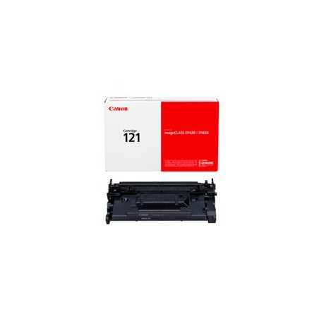 TONER CANON 121 NEGRO,RENDIMIENTO 5,000 PAGINAS, COMPATIBLE D1620, D1650.