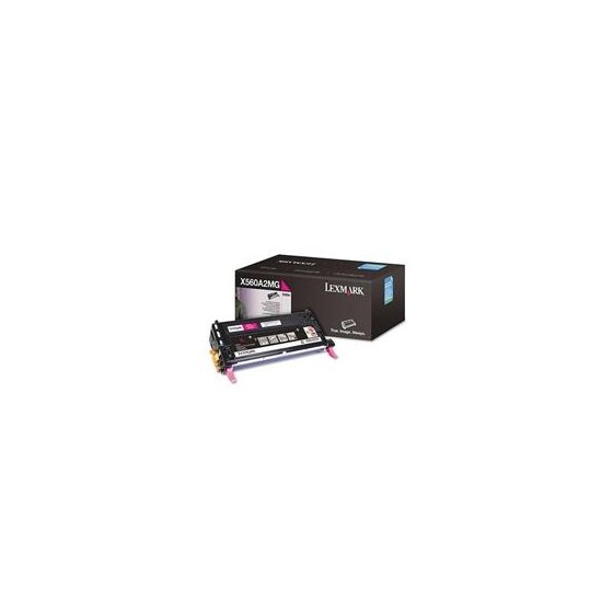 TONER LASER LEXMARK COLOR MAGENTA/ RENDIMIENTO ESTANDAR / X560A2MG / HASTA 4,000 PAGINAS / 5 DE COBERTURA / PARA MODELOS X560