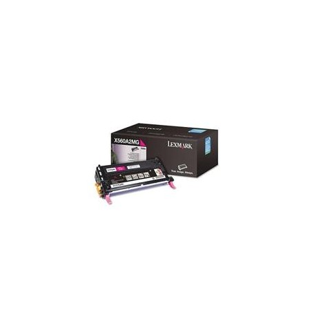 TONER LASER LEXMARK COLOR MAGENTA/ RENDIMIENTO ESTANDAR / X560A2MG / HASTA 4,000 PAGINAS / 5 DE COBERTURA / PARA MODELOS X560