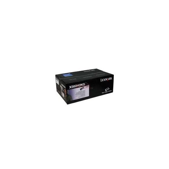 TONER LASER LEXMARK COLOR NEGRO/ ALTO RENDIMIENTO / X560H2KG / HASTA 10,000 PAGINAS / 5% DE COBERTURA / PARA MODELOS: X560