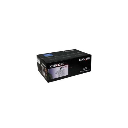 TONER LASER LEXMARK COLOR NEGRO/ ALTO RENDIMIENTO / X560H2KG / HASTA 10,000 PAGINAS / 5% DE COBERTURA / PARA MODELOS: X560