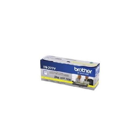 TONER BROTHER TN227Y AMARILLO, COMPATIBLE CON MFCL3710CW ALTO RENDIMIENTO HASTA 2,300 PAGINAS