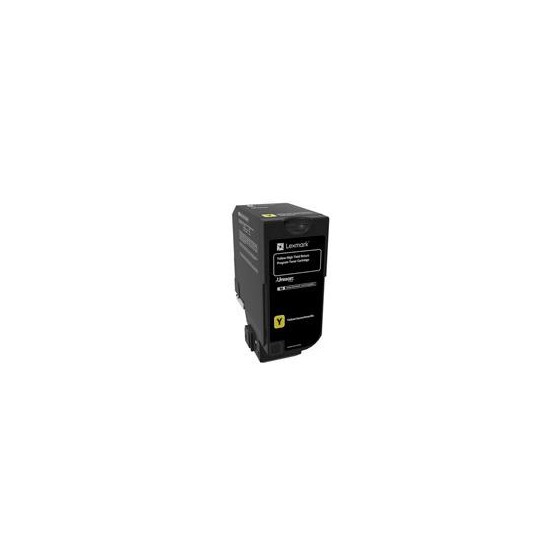 TONER LASER LEXMARK COLOR AMARILLO ALTO RENDIMIENTO,NP 74C4HY0, HASTA 12000 PAGINAS, MODELOS CS725DE