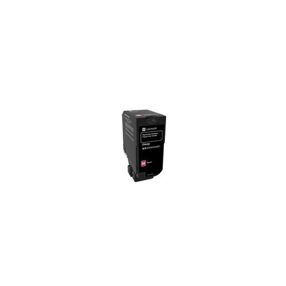 TONER LASER LEXMARK COLOR MAGENTA, NP 74C4HM0, ALTO RENDIMIENTO, HASTA 12000 PAGINAS, MODELOS CS725DE