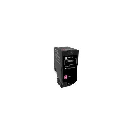 TONER LASER LEXMARK COLOR MAGENTA, NP 74C4HM0, ALTO RENDIMIENTO, HASTA 12000 PAGINAS, MODELOS CS725DE