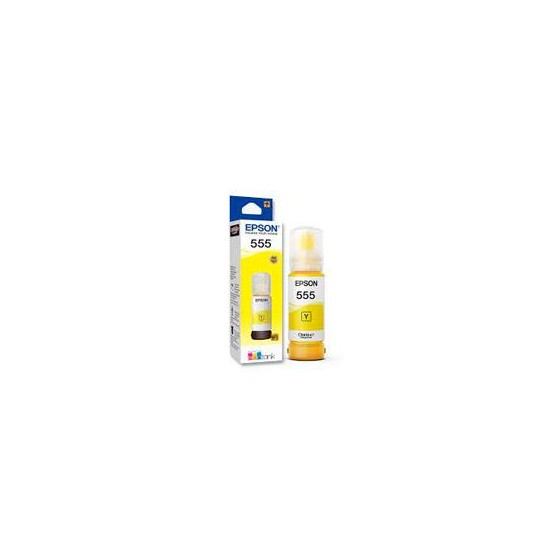 CARTUCHO EPSON MODELO T555 AMARILLO, PARA L8160, L8180