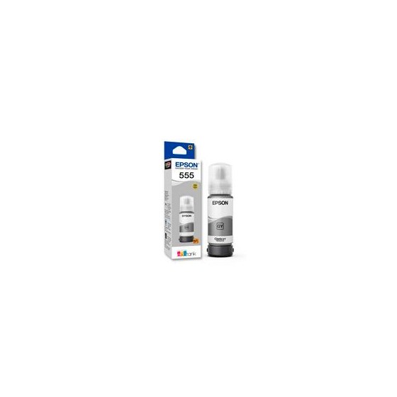 CARTUCHO EPSON MODELO T555 GRIS, PARA L8160, L8180