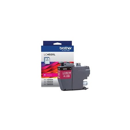 CARTUCHO BROTHER LC402XLM MAGENTA, RENDIMIENTO 1500 PAGINAS