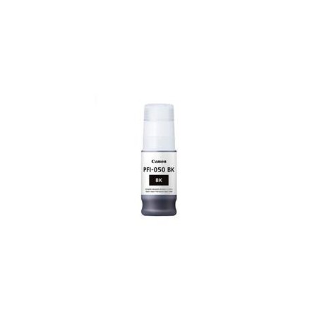 TANQUE DE TINTA CANON PFI-050 BK NEGRO,COMPATIBLE: TC-20, CAPACIDAD 70 ML