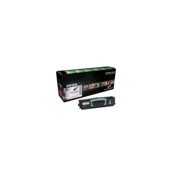 TONER LEXMARK 24018SL NEGRO, ESTANDAR 2500 PAGINAS, PARA E230, E232, E234, E240, E330, E340, E332, E342