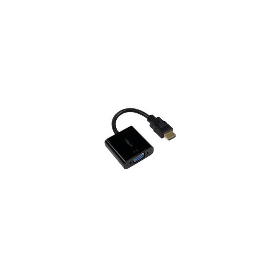 ADAPTADOR ACTECK SHIFT PLUS AV400 / HDMI A VGA / 20 CM / 4K / NEGRO / AC-934756