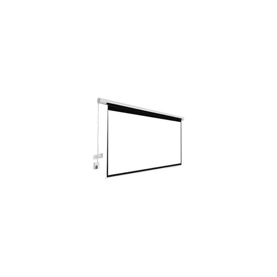 PANTALLA PROYECCION ELECTRICA MULTIMEDIA SCREEN MSE-154, 86 PULGADAS DIAGONAL, MEDIDA 154 CM X 154 CM, FORMATO 1:1, COLOR BLAN