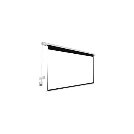 PANTALLA PROYECCION ELECTRICA MULTIMEDIA SCREEN MSE-216, 120 PULGADAS DIAGONAL, MEDIDA 216 CM X 216 CM, FORMATO 1:1, COLOR BLA