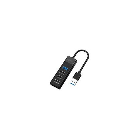 HUB ACTECK PORT X4 DH422 / HUB 4 EN 1 USB / 1X USB 3.0 / 3 X USB 2.0 / NEGRO / AC-937061