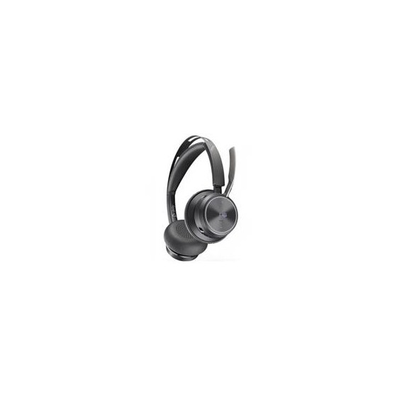 DIADEMA HP POLY 9T9J4AAAC3 VOYAGER FOCUS 2 UC/ VERSION MICROSOFT TEAMS BLUETOOTH DONGLE USB-A CONEXION HASTA 2 DISPOSITIVOS ES