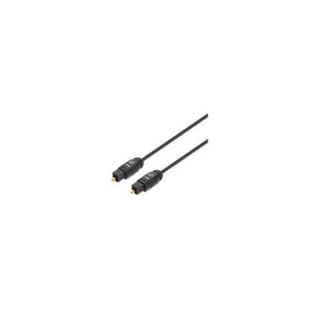 CABLE AUDIO,MANHATTAN,356091, TOSLINK S/PDIF M-M 5.0M NEGRO    