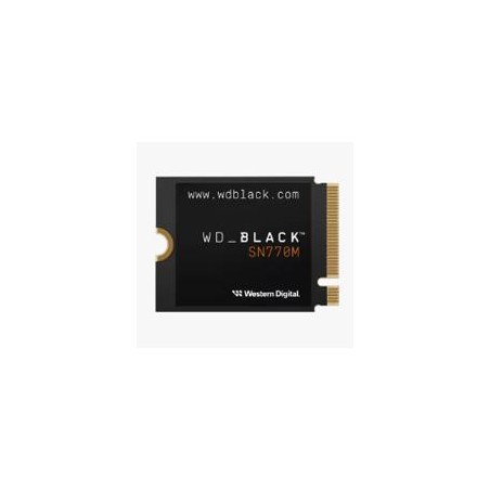 UNIDAD DE ESTADO SOLIDO SSD INTERNO WD BLACK SN770M 500GB M.2 2230 NVME PCIE GEN4 LECT.5000MB/S ESCRIT.4000MB/S TBW 300 WDS500