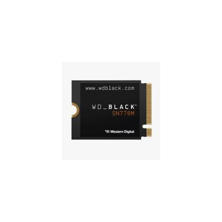 UNIDAD DE ESTADO SOLIDO SSD INTERNO WD BLACK SN770M 1TB M.2 2230 NVME PCIE GEN4 LECT.5150MB/S ESCRIT.4900MB/S TBW 600 WDS100T3