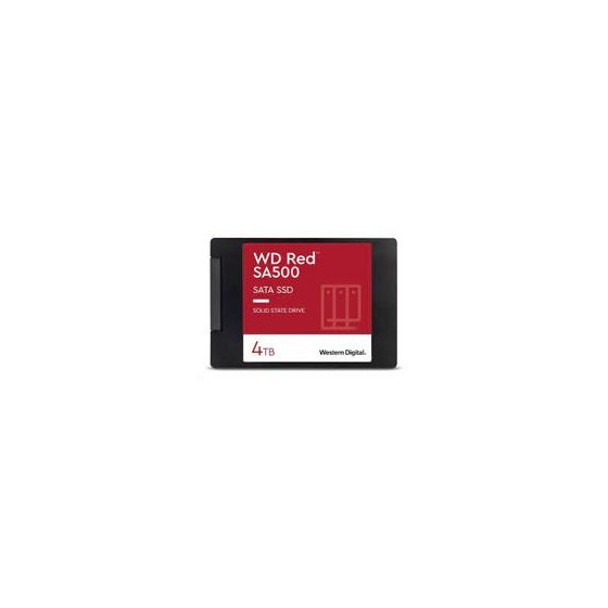 UNIDAD DE ESTADO SOLIDO SSD INTERNO WD RED SA500 4TB 2.5 SATA3 6GB/S LECT.560MBS ESCRIT 520MBS 7MM NAS WDS400T2R0A