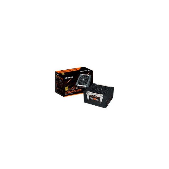 FUENTE DE PODER GIGABYTE AORUS P750W 80+ GOLD MODULAR / ATX 12V / 750W / COLOR NEGRO