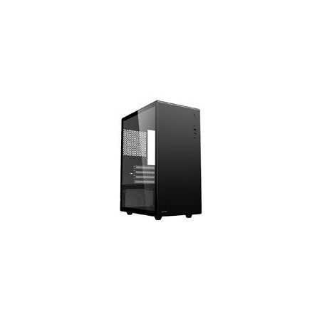 GABINETE ACTECK NEUSS PRO GI717 / MINI TORRE / MICRO ATX, ITX / PANEL CRISTAL TEMPLADO, METAL / 3 AYOS DE GARANTIA / NEGRO /