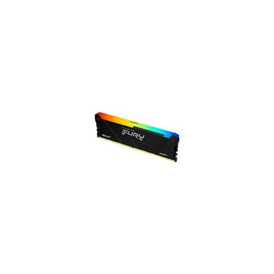 MEMORIA RAM KINGSTON FURY BEAST DDR4 BLACK 8GB 3200MHZ CL16 RGB (KF432C16BB2A/8)