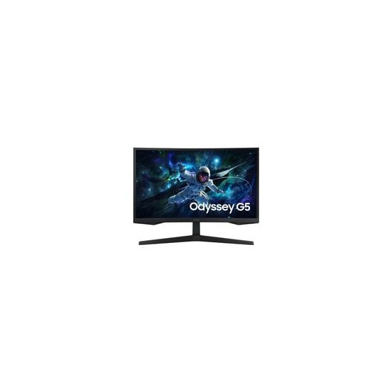 MONITOR LED SAMSUNG 27 PULGADAS, WIDESCREEN, ODISSEY, G5,QHD, 2.560 X 1.440),GAMER, CURVE, NEGRO,16:9,165 HZ,1 MS, PANEL VA, F