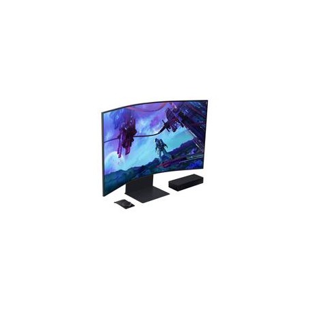 MONITOR LED SAMSUNG 55 PULGADAS, WIDESCREEN, GAMER, ODYSSEY ARK,UHD 3,840 X 2,160, 4K, NEGRO, PIVOT, 3 HDMI, 1 D. PORT, 1 LAN,