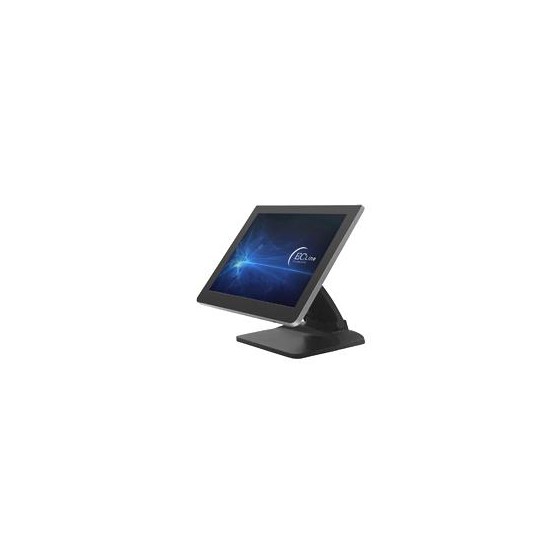 MONITOR EC LINE EC-TS-1538, NEGRO, PANEL TOUCH SCREEN 15 PULGADAS, PANTALLA CAPACITIVA, CONEXION USB, HDMI, VGA