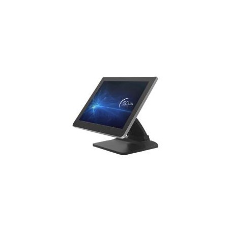 MONITOR EC LINE EC-TS-1538, NEGRO, PANEL TOUCH SCREEN 15 PULGADAS, PANTALLA CAPACITIVA, CONEXION USB, HDMI, VGA